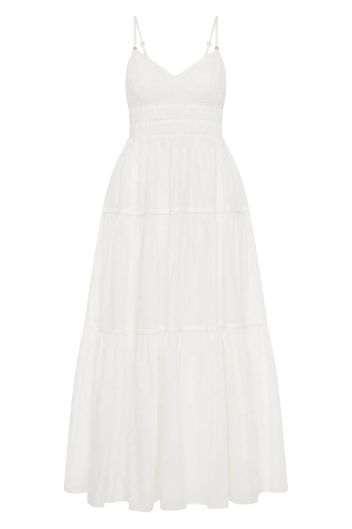 Aje Pendulum Maxi Dress in Ivory Size 6  - Image 4
