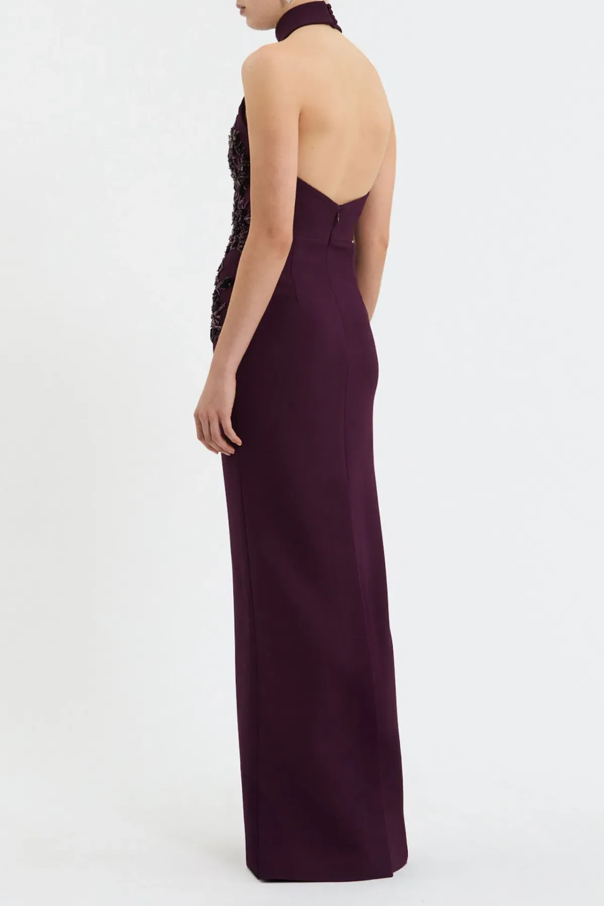 Rebecca Vallance Beatrice Maxi Gown Blackberry Size 10 - Image 3
