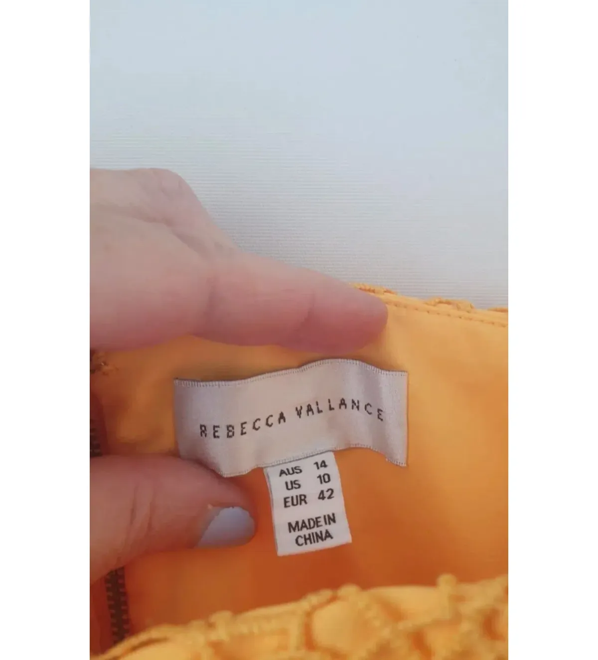 Rebecca Vallance Baha Midi Dress Saffron Yellow In AU 14 - Image 5