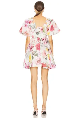 Aje Fleur Mini Dress Collage Floral Size 6 for rent on The Volte - image 3