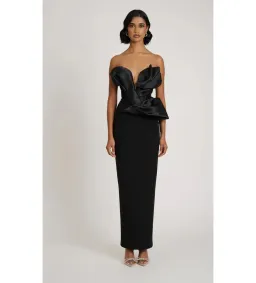 Eliya The Label Auri Gown Black Size 12 for rent on The Volte - image 1