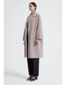 Jac + Jack Mega Coat Light Beige Size 8 for rent on The Volte - image 3