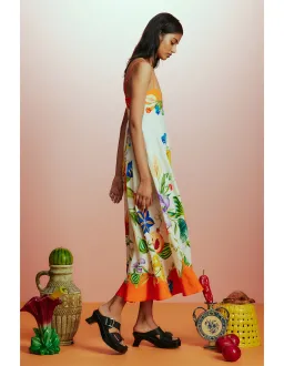 Alemais Flores Midi Sundress Multi Floral Size 10 for rent on The Volte - image 3