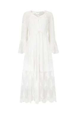 Coven & Co Boho Maternity Full Moon Lace Gown White Size M / AU 12 for rent on The Volte - image 3