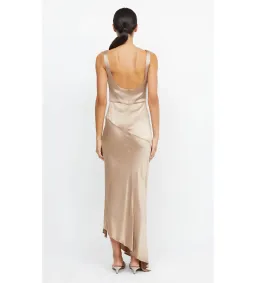 Bec & Bridge Moon Dance Cowl Maxi Dress in Golden Size AU8 for rent on The Volte - image 3