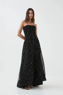 Aje Juniper Gown Black Size 6 for rent on The Volte - image 3