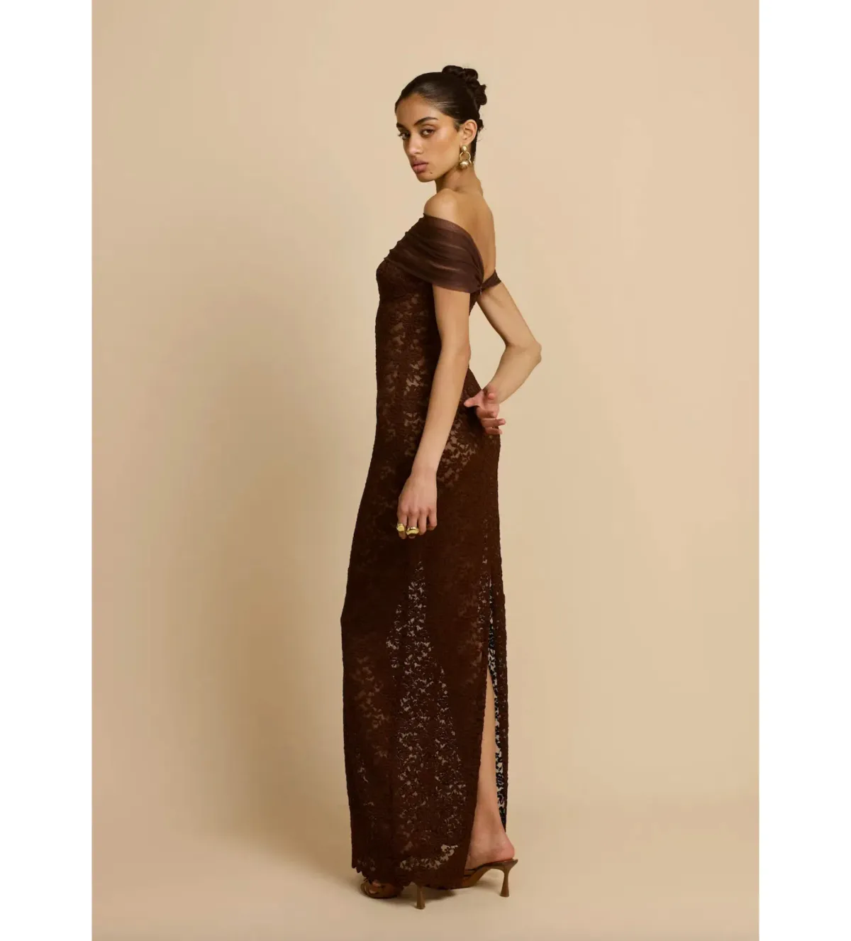 Arcina Ori Milana Maxi Dress Brown Size XS/AU 6 - Image 3