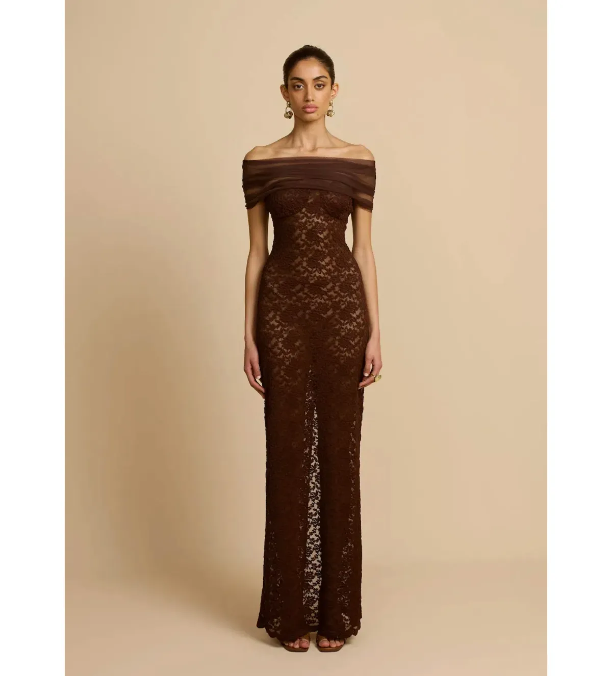 Arcina Ori Milana Maxi Dress Brown Size XS/AU 6 - Image 1