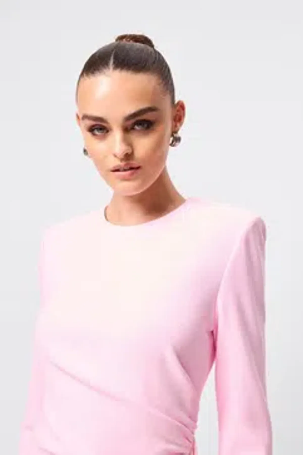 MOSSMAN SENSE OF MYSTERY DRAPED MINI DRESS / PINK / SIZE 12 - Image 6