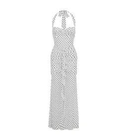 Runaway The Label Tallula Maxi Dress White Polka Size M/AU 10 for rent on The Volte - image 5