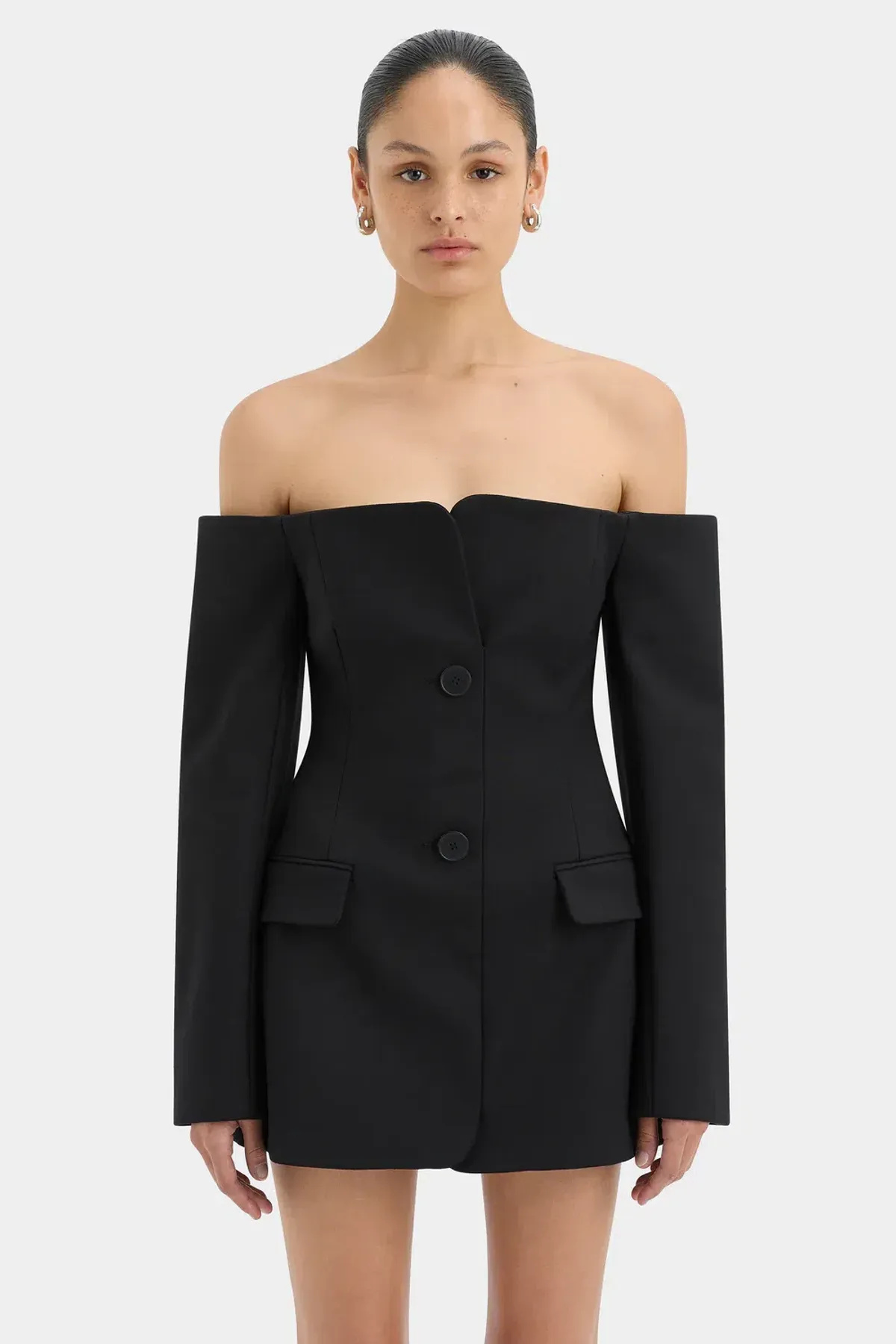 Sir the Label Sandrine Tailored Mini Black Size AU 6 - Image 2