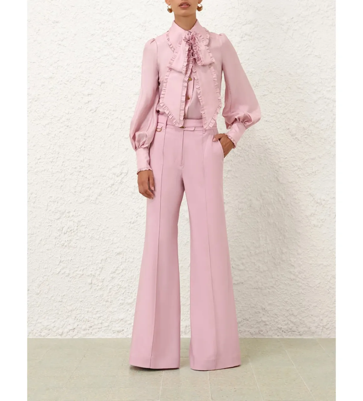 Zimmermann Illuminate Pants Set in Lilac Size 0P / AU 6P - Image 2