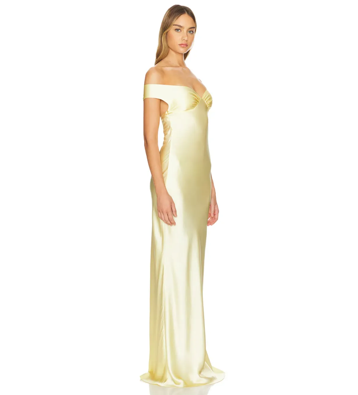 Natalie Rolt Bridget Maxi Dress in Lemon Size 10 - Image 2