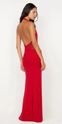 Bec + Bridge Deija Halter Maxi Dress Strawberry Size 8 for rent on The Volte - image 2