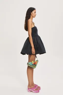 Alemais Ember Mini Dress Black Size 6 for rent on The Volte - image 2