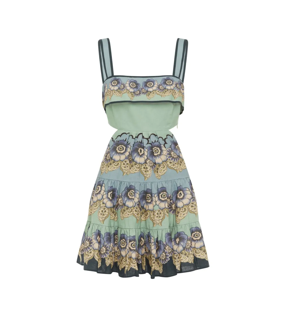 Alemais Madalena Cut Out Mini Dress Size 6 - Image 5