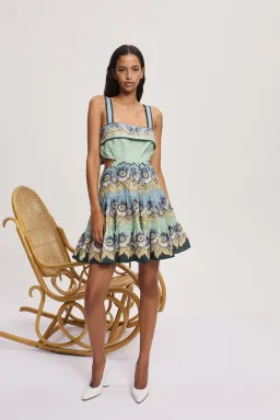 Alemais Madalena Cut Out Mini Dress 6 for rent on The Volte - image 2