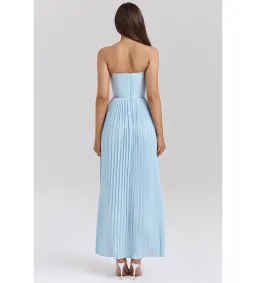 House of CB Marcella Maxi Dress Ocean Blue Size 8 for rent on The Volte - image 3