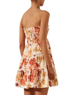 SHONA JOY KALANI SHIRRED MINI STRAPLESS SIZE AU10 for rent on The Volte - image 2