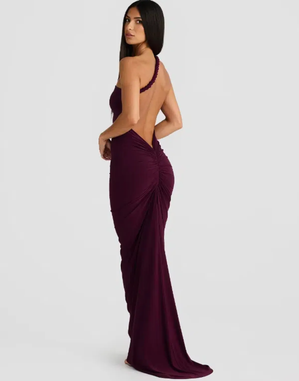 Melani the Label Maia Dress Mulberry Size S/AU 6 - Image 3