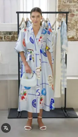 Oroton Picnic Print Dress Size 10  for rent on The Volte - image 4