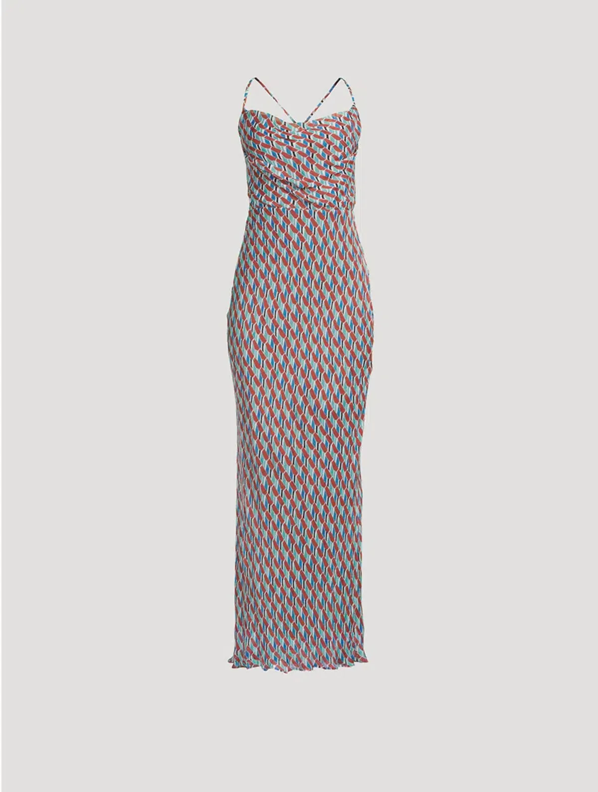 Maribel Lace Back Bias Maxi Dress Size 8 - Image 4