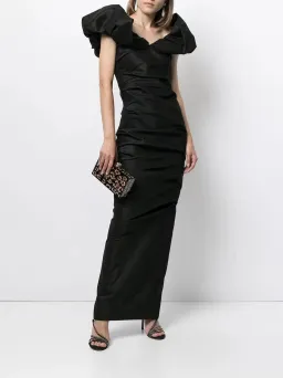 Rachel Gilbert Frey Maxi Gown Black 4 / AU 14 for rent on The Volte - image 1