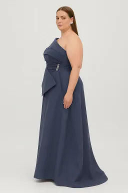 Rachel Gilbert Archer Floor Grazing Gown in Navy Size 6 / AU 18 for rent on The Volte - image 3