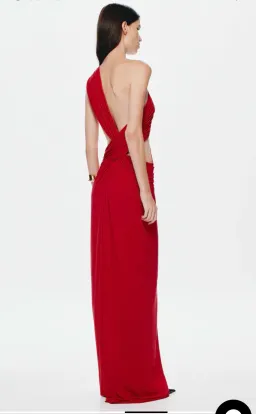MISHA SOLSTICE CUPRO DRESS SIZE 10 for rent on The Volte - image 3