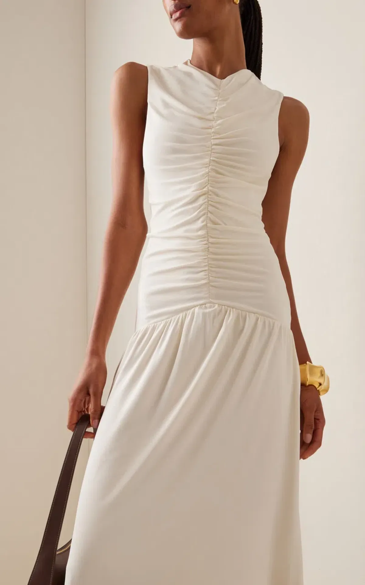 ANNA QUAN Fleur Maxi Dress Vanilla Cream 8  - Image 3