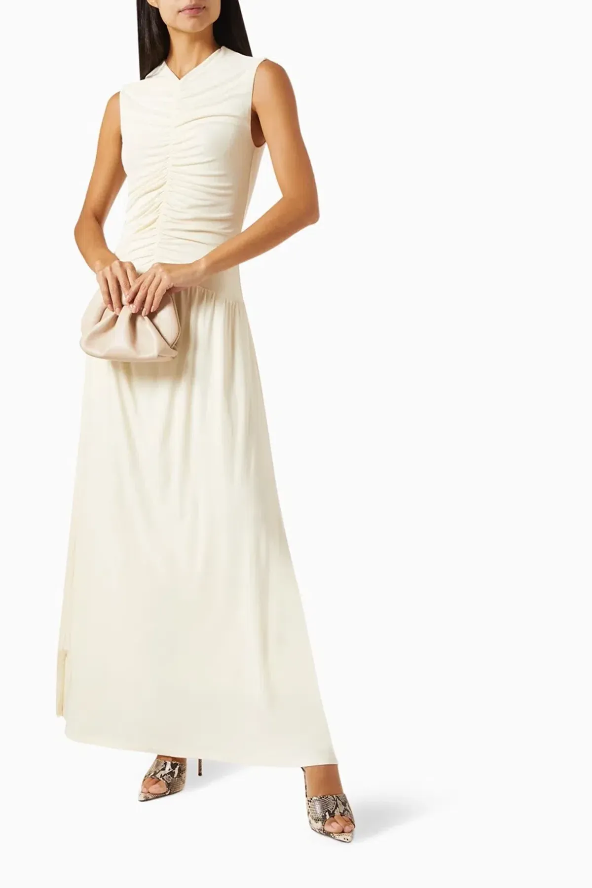 ANNA QUAN Fleur Maxi Dress Vanilla Cream 8  - Image 4