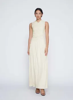 ANNA QUAN Fleur Maxi Dress Vanilla Cream 8  for rent on The Volte - image 6