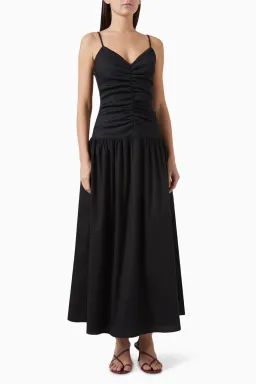 Anna Quan Mira Maxi Dress Noir Black Size AU  8  for rent on The Volte - image 3