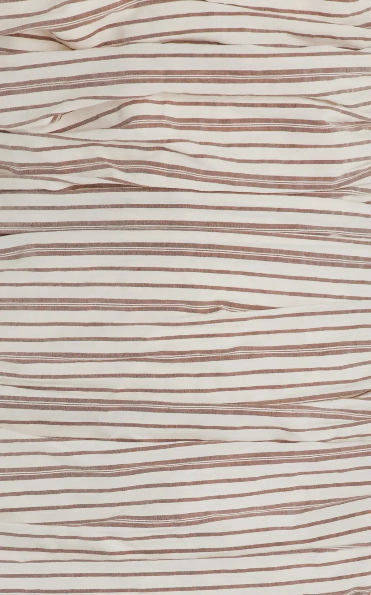 Anna Quan Isadora Strapless Maxi Dress Tobacco Stripe Size AU 6  - Image 9