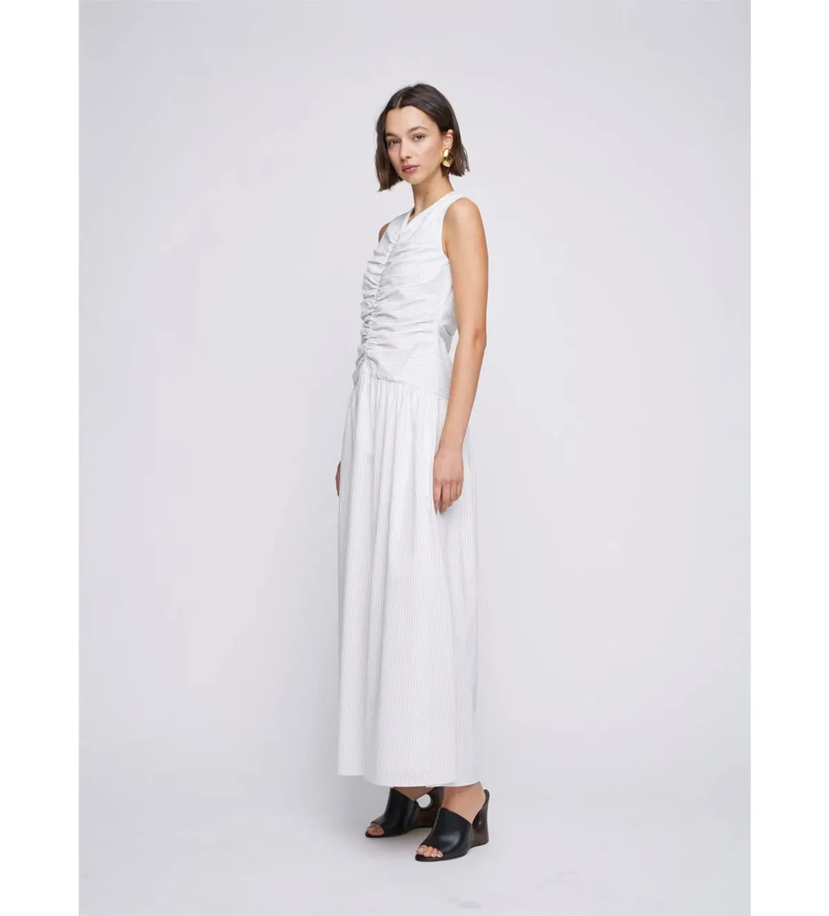 Anna Quan Arabella Maxi Dress Cotton Poplin Size AU 8 - Image 2