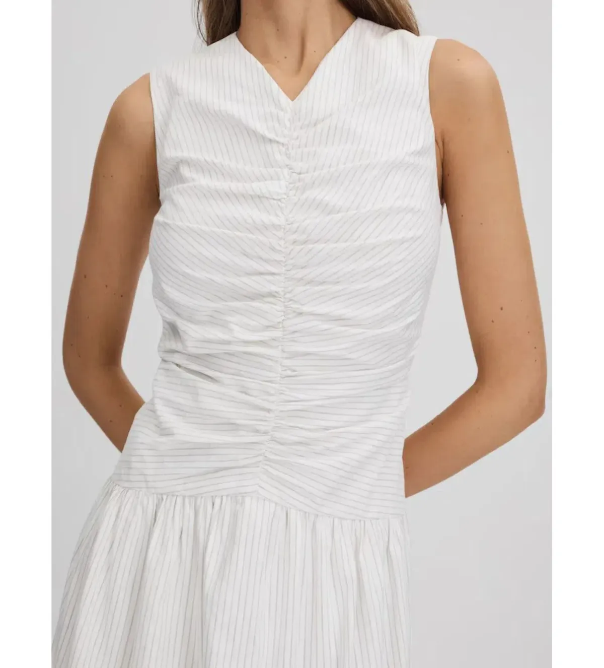 Anna Quan Arabella Maxi Dress Cotton Poplin Size AU 8 - Image 4