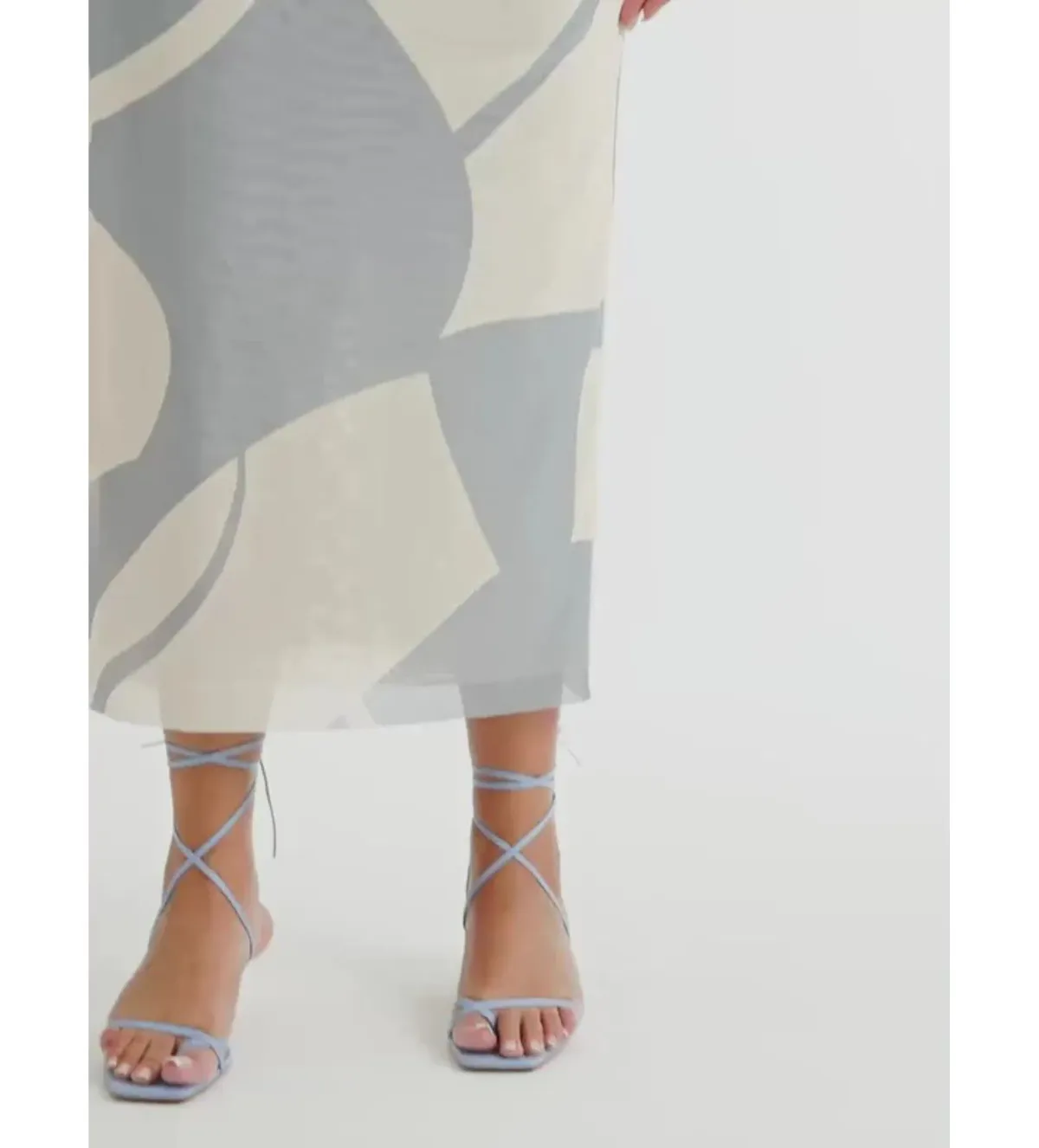 Sheike Ocean Breeze Mesh Midi Dress Multi Size AU 12 - Image 4