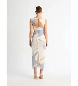 Sheike Ocean Breeze Mesh Midi Dress Multi Size AU 12 for rent on The Volte - image 2