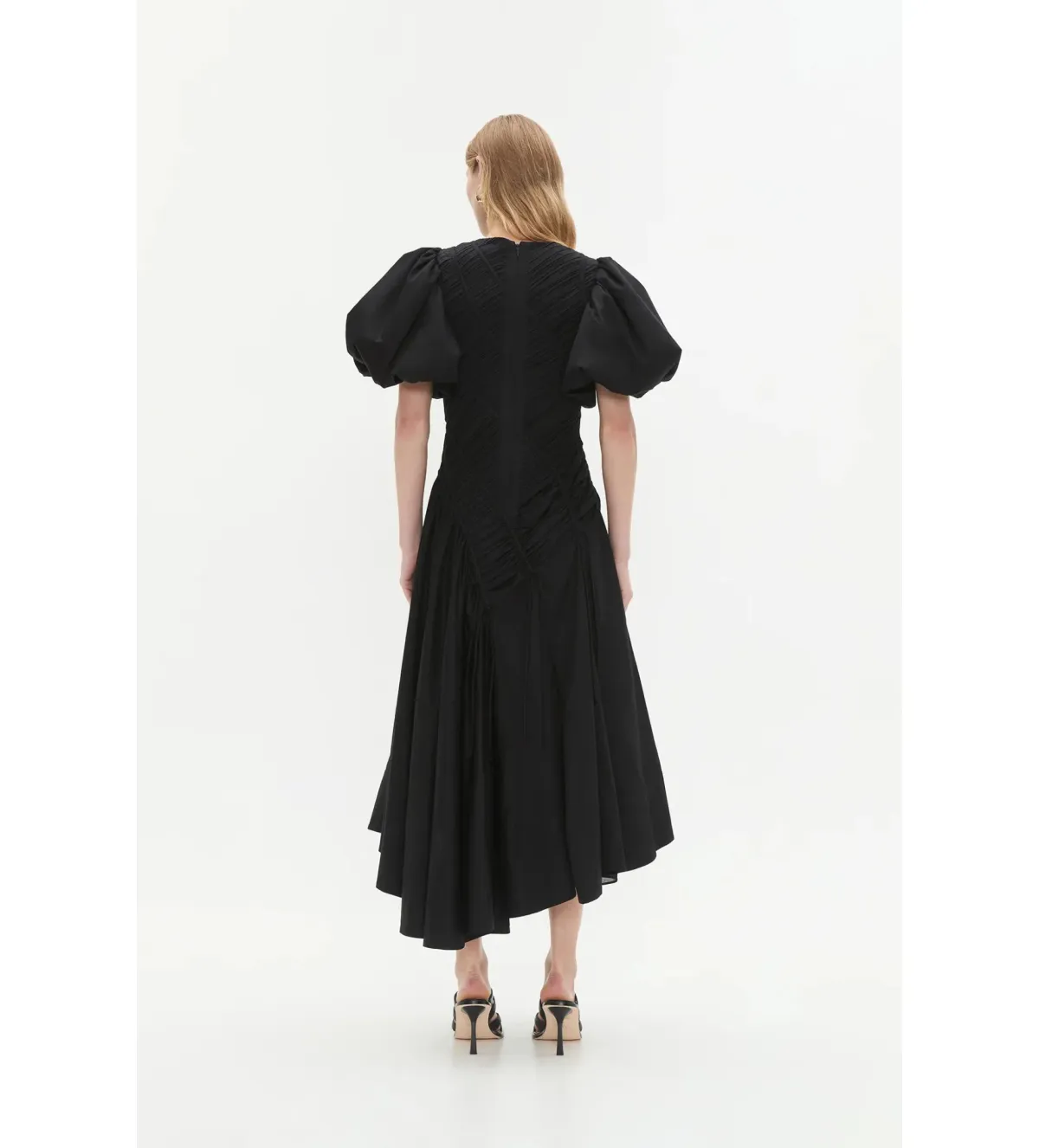 Aje Wisteria Midi Dress Black Size AU 14 - Image 3