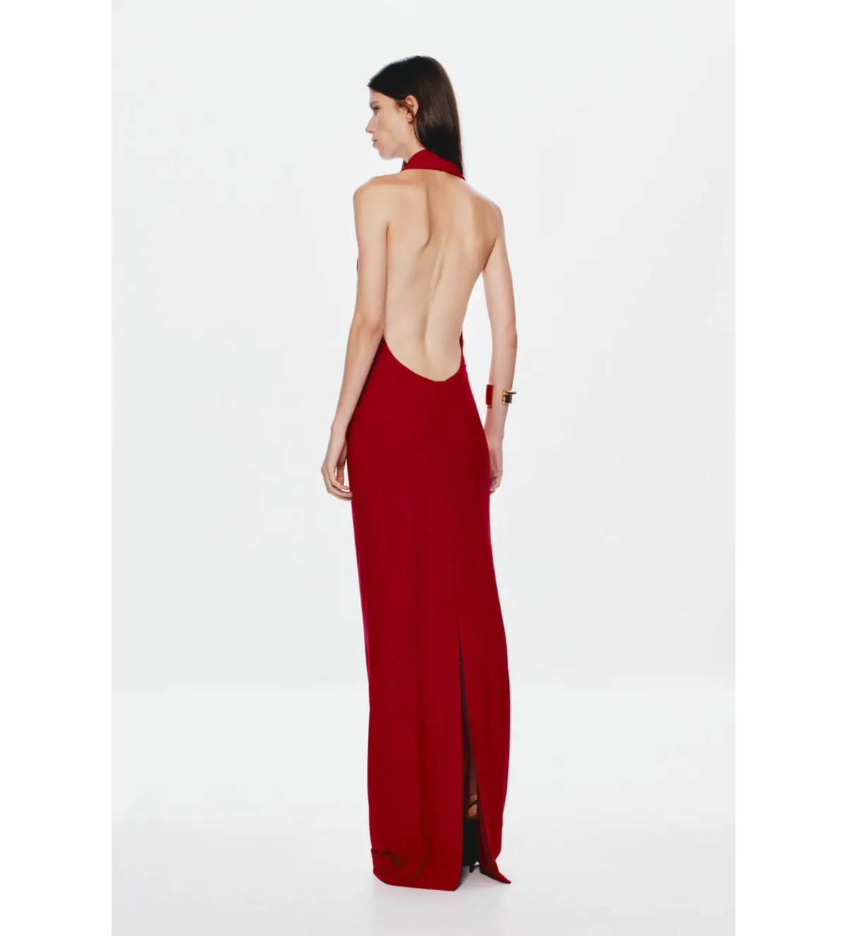 MISHA Vanessa Jersey Maxi Dress Cherry Size XS / AU 6 - Image 3