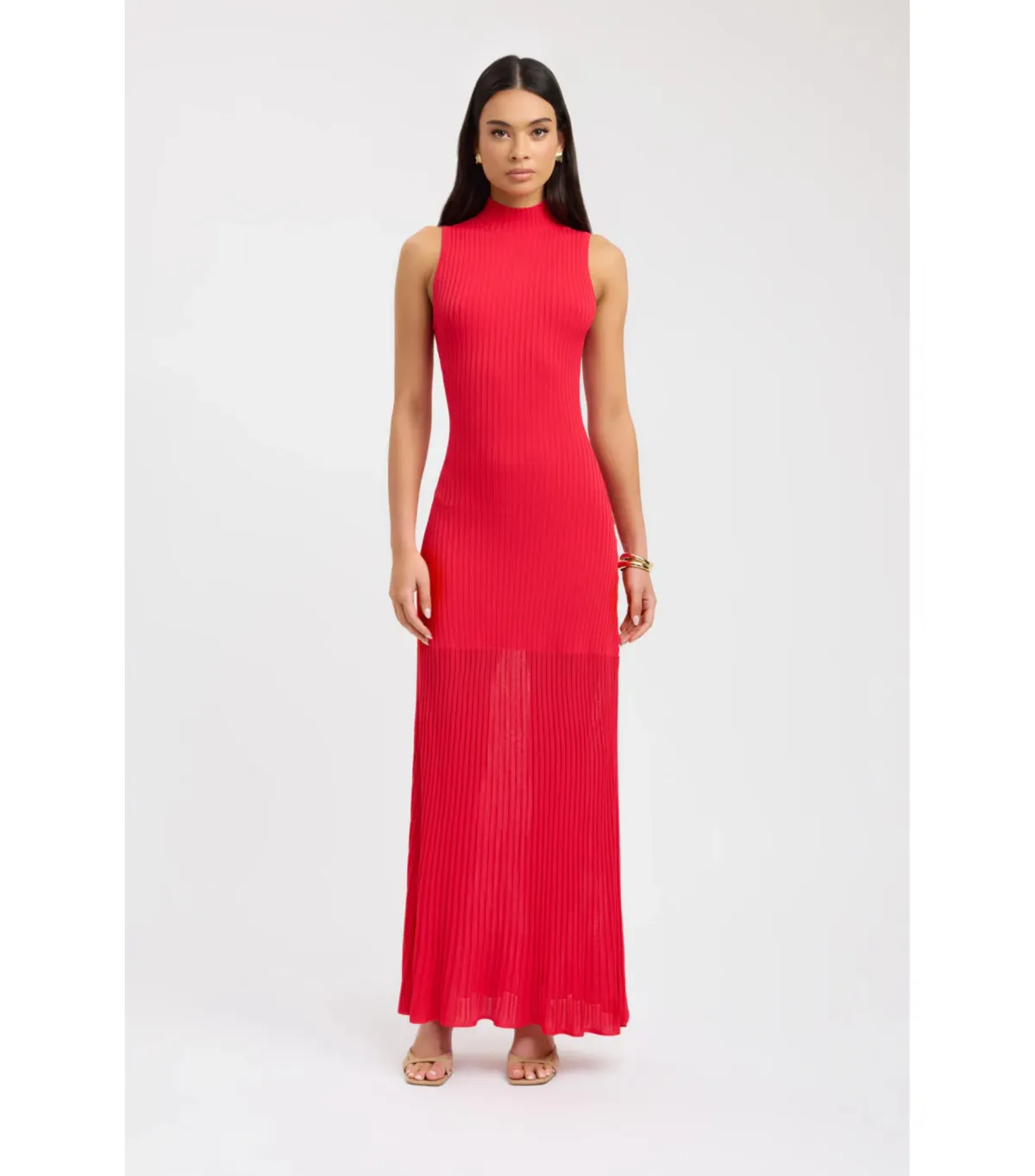 Kookai Manhattan Maxi Dress in Rose Red Size AU 8 - Image 1