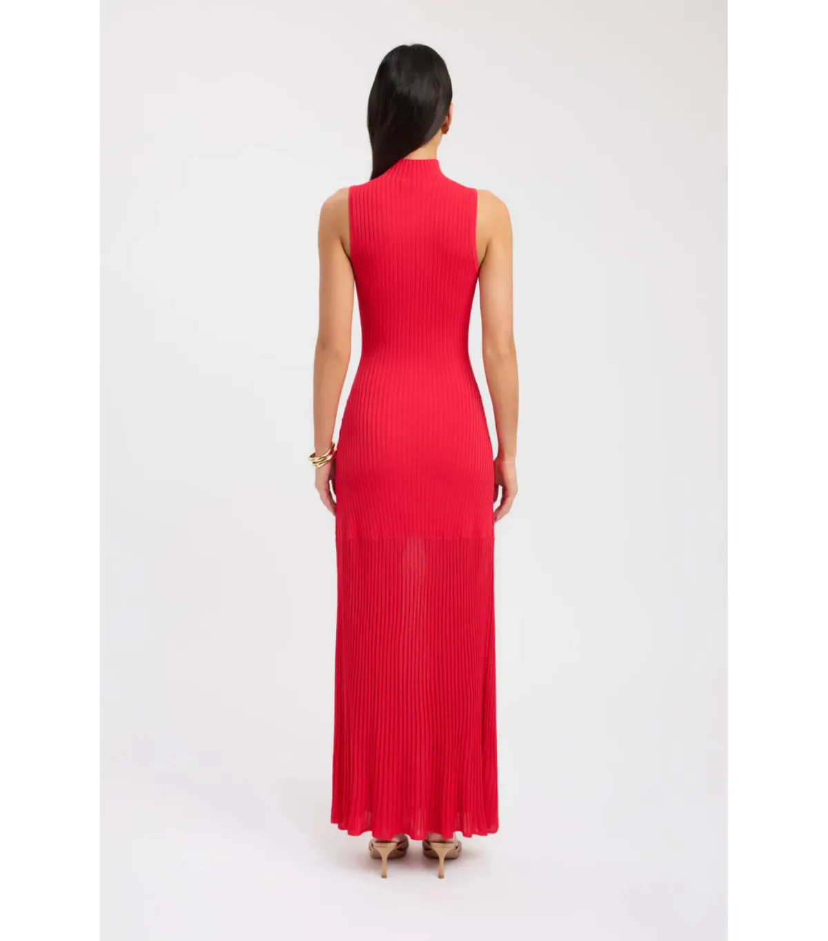 Kookai Manhattan Maxi Dress in Rose Red Size AU 8 - Image 2