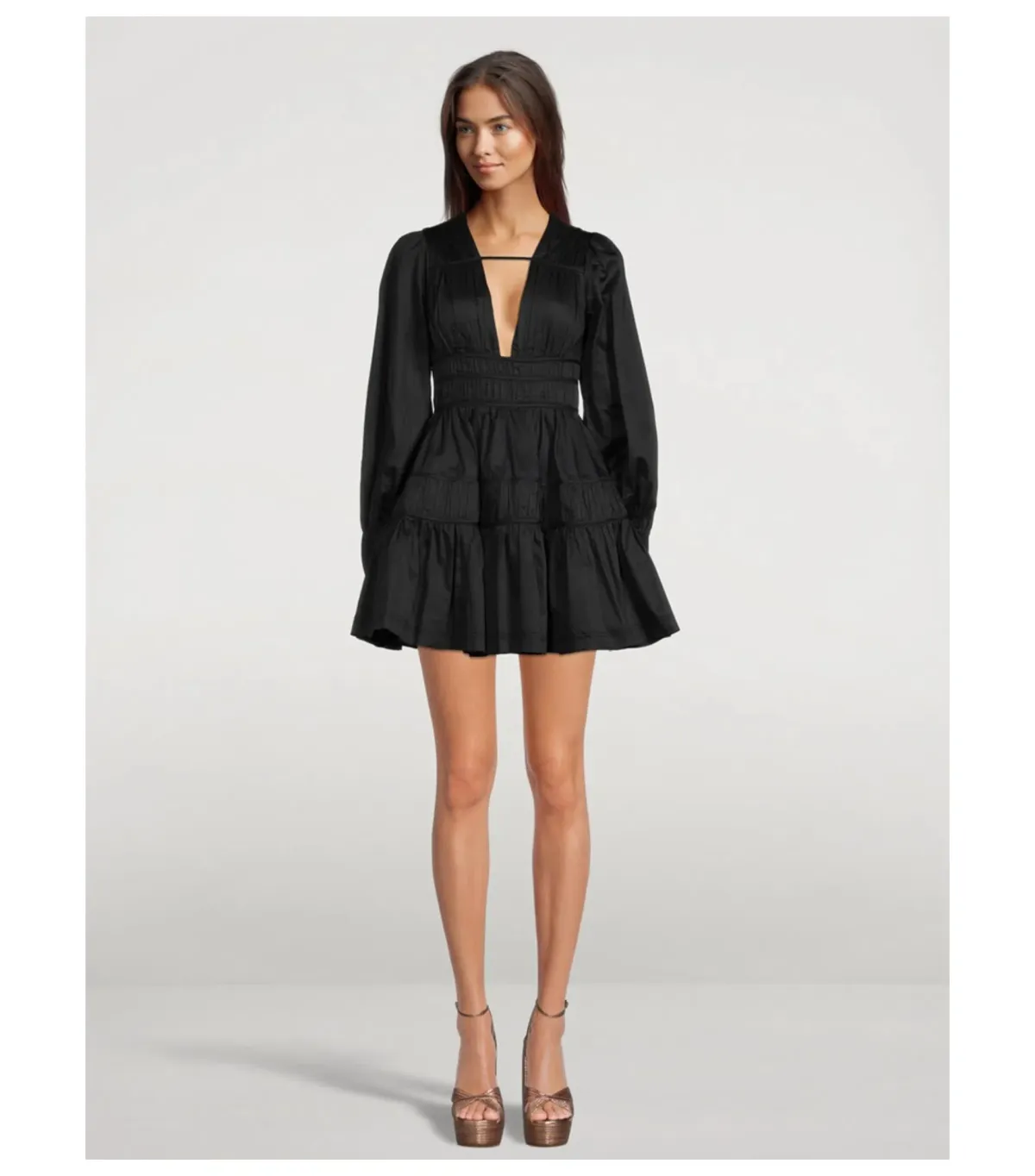  Aje Fallingweather Mini Black Size 6 - Image 1