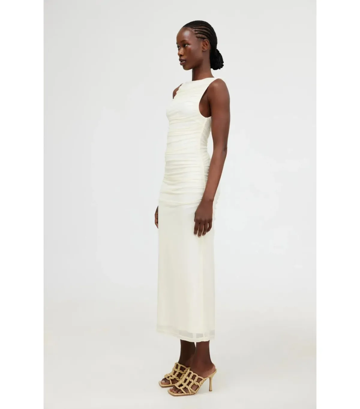 Significant Other Saria Midi Dress White Size AU 12  - Image 2