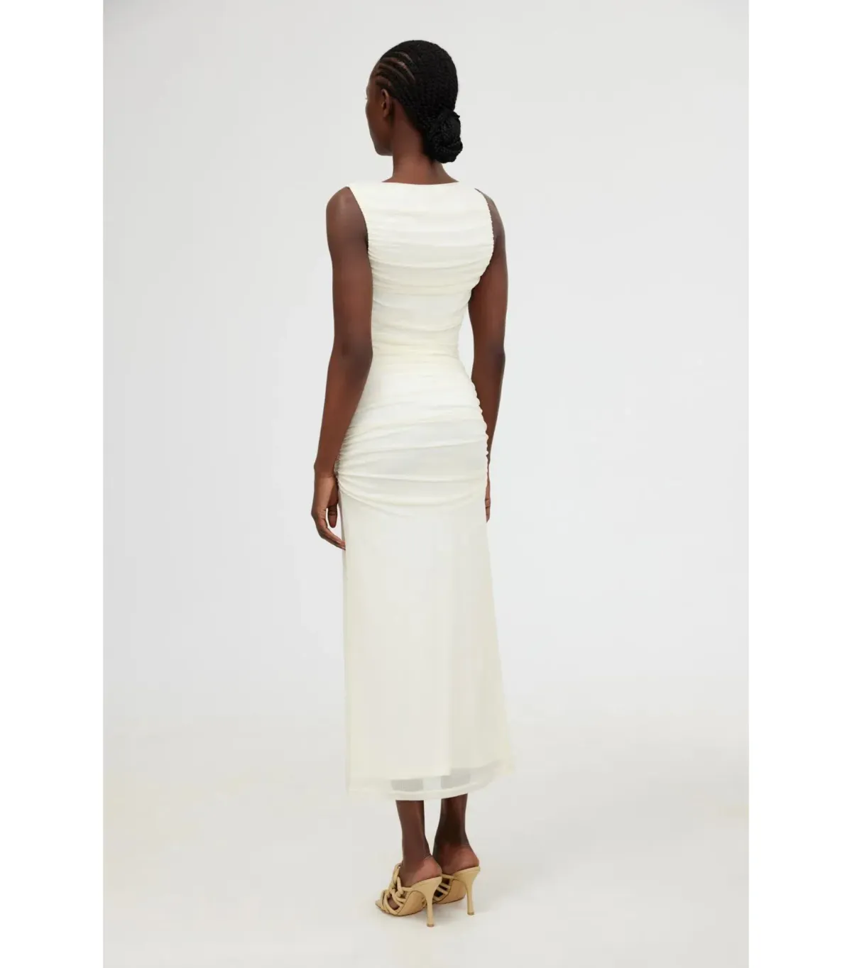 Significant Other Saria Midi Dress White Size AU 12  - Image 3