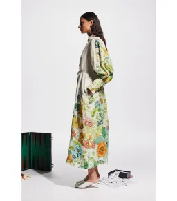 Alemais Constance Midi Shirtdress in Print Size AU 10 for rent on The Volte - image 2