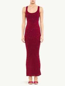 Asta Resort Ana Maxi Dress Wine Sequin Size XS / AU 6 for rent on The Volte - image 1