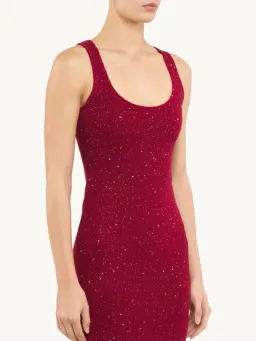 Asta Resort Ana Maxi Dress Wine Sequin Size S / AU 8  for rent on The Volte - image 2