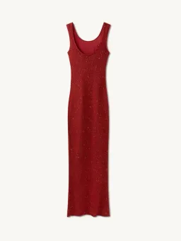 Asta Resort Ana Maxi Dress Wine Sequin Size S / AU 8  for rent on The Volte - image 11