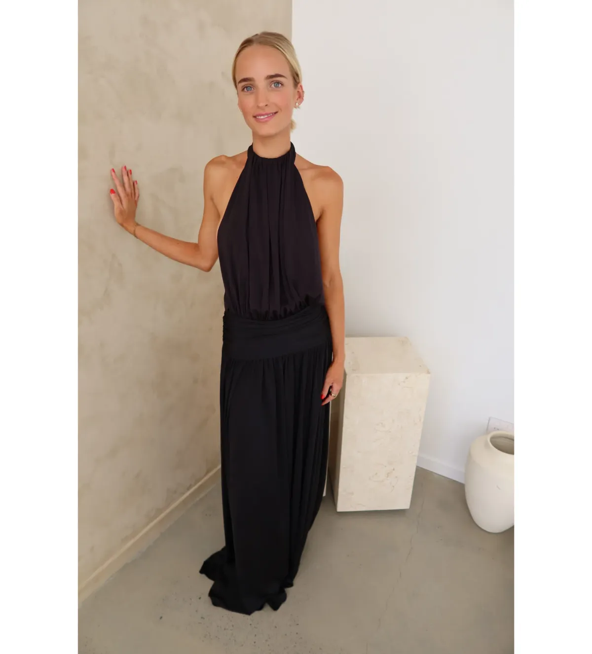 Arcina Ori Santina Maxi Dress Black Size S / AU 8 - Image 1